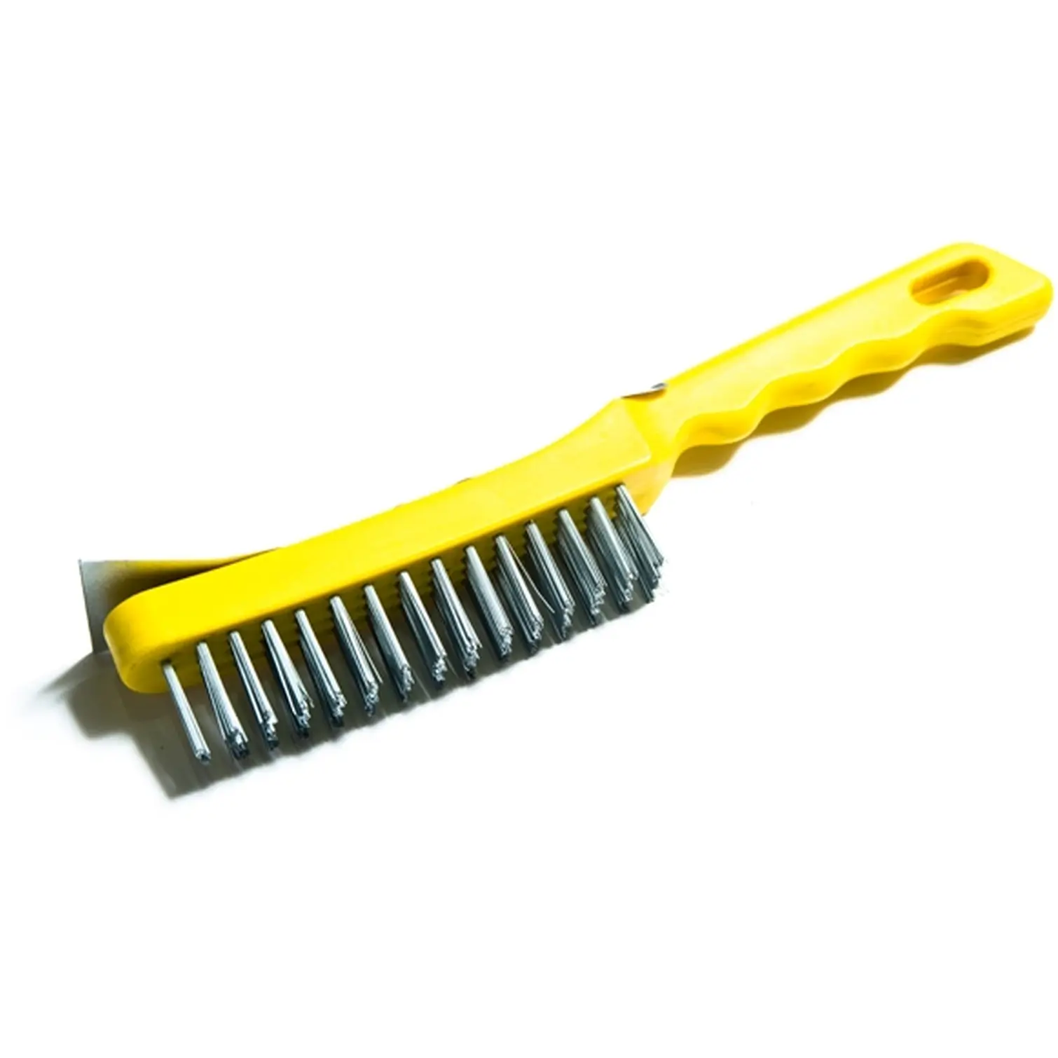 Worldwide 4 Row Wire Brush W/Scraper