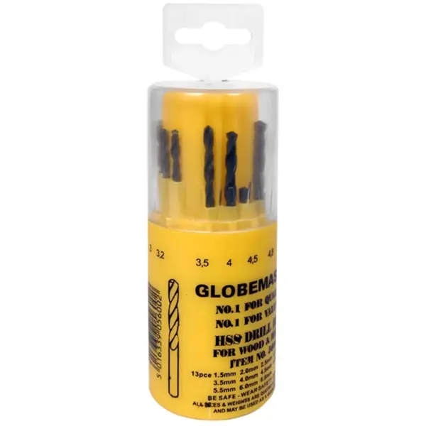 Globemaster 13pc HSS Drill Bit Set