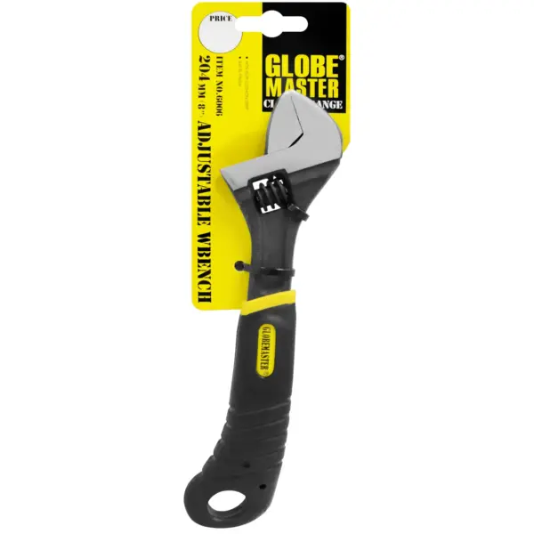 Globemaster 20cm(8") Adjustable Wrench