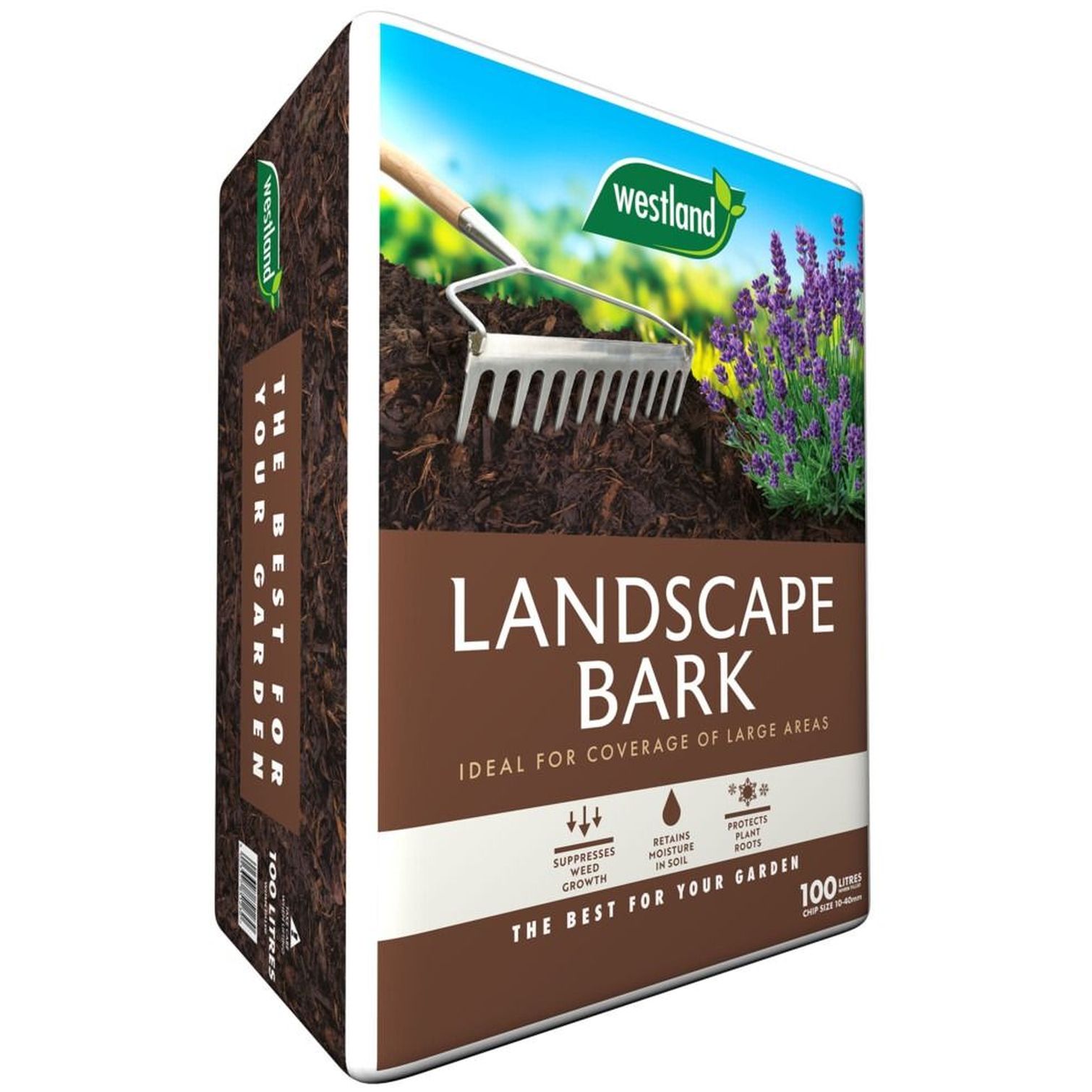 WTD0010 Westland Landscape Bark Chips 100 Litres