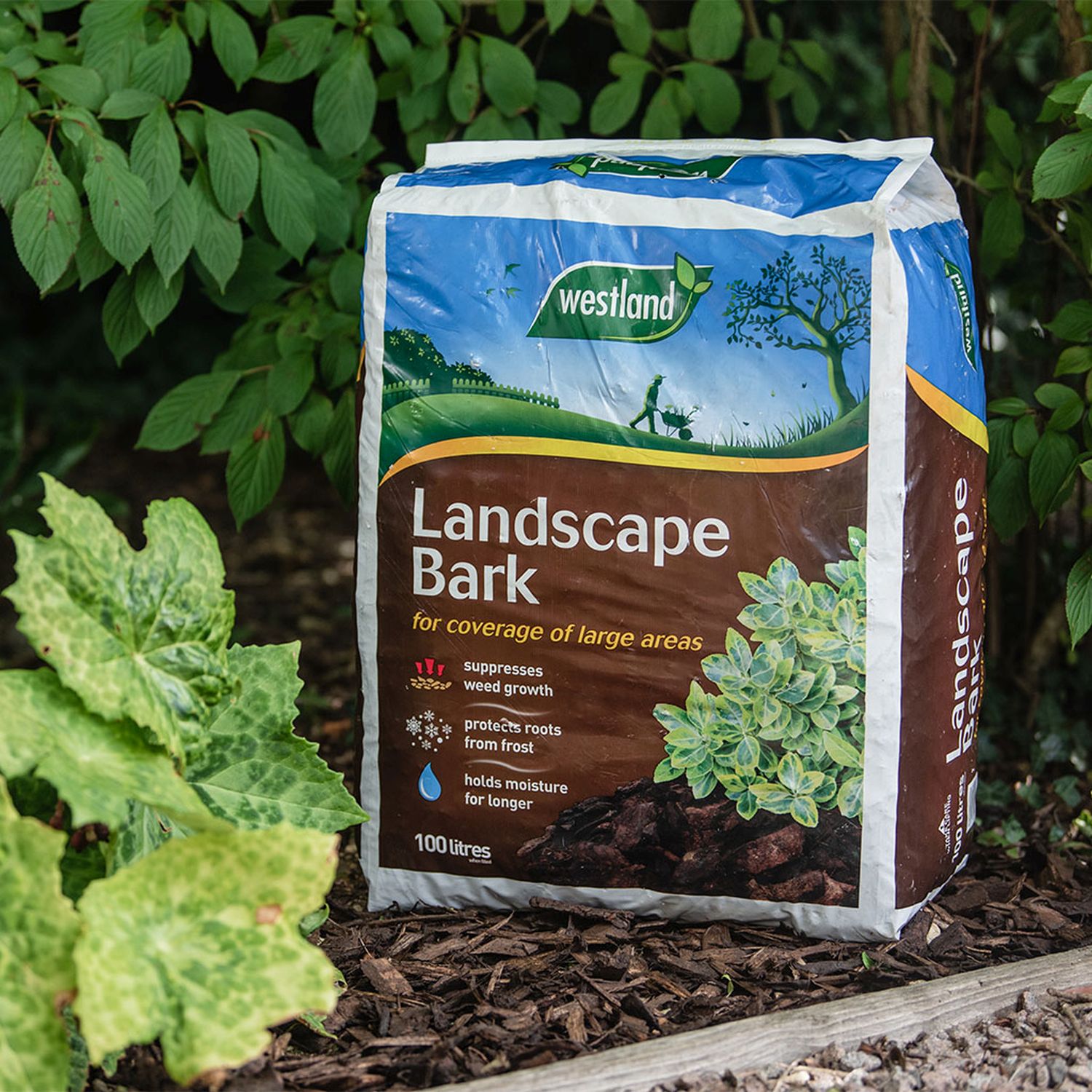 WTD0010_4 Westland Landscape Bark Chips 100 Litres