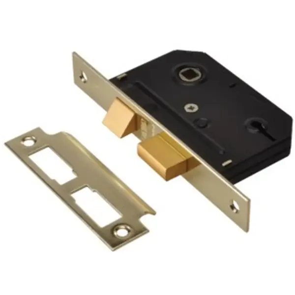 Union 3 Lever Sash Lock Chrome 75mm