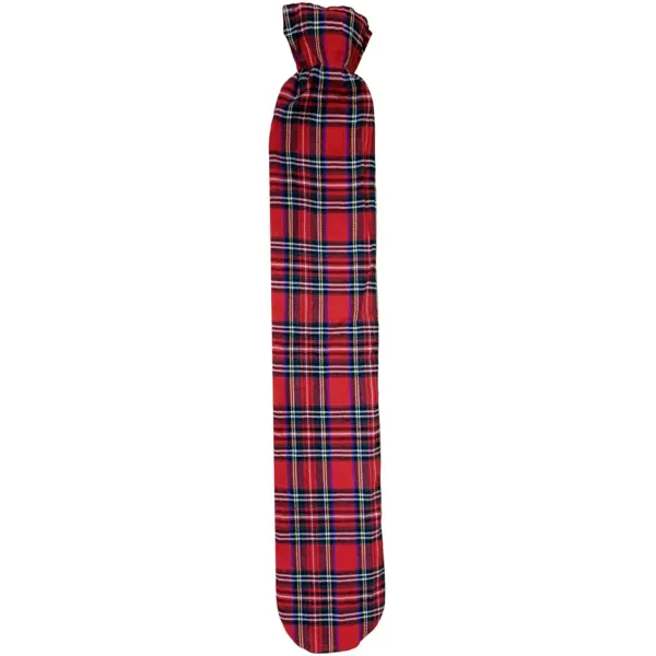 YXR0015 CoseyToes Long Hot Water Bottle Tartan