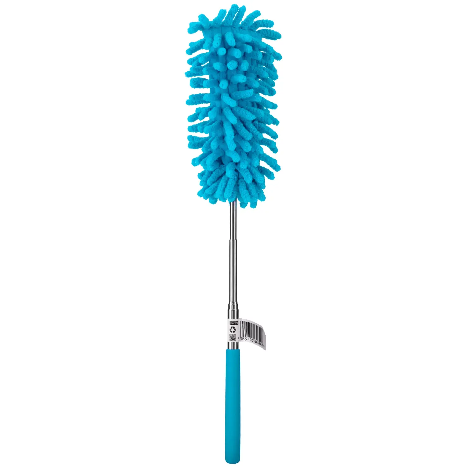 ZOO0023_1 Dlux Chenille Telescopic Microfibre Duster 75cm Assorted Colours