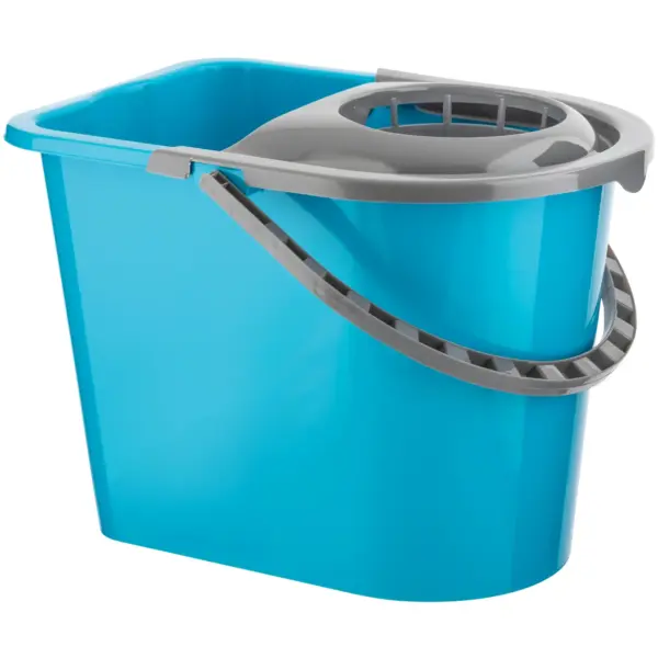 Dlux Mop Bucket With Wringer 14 Litres Capacity