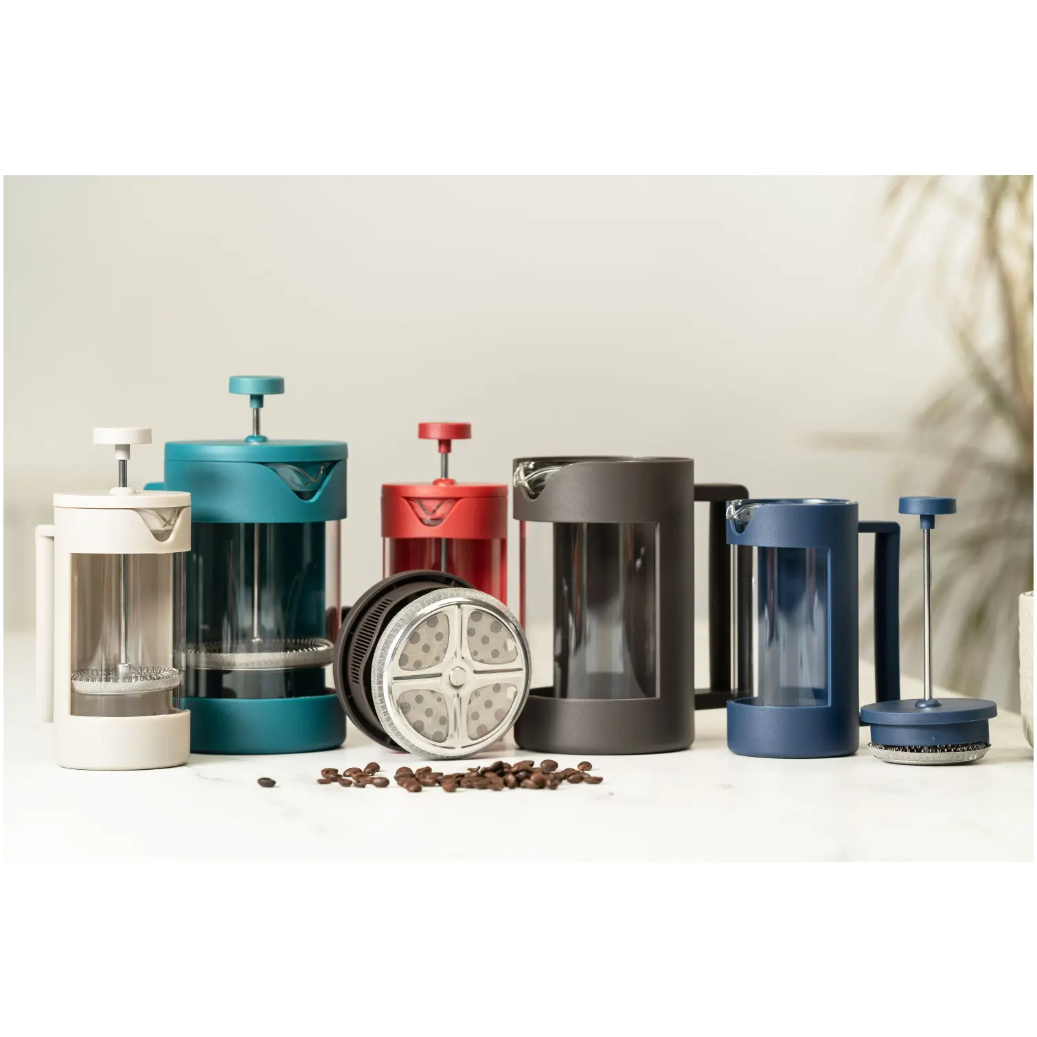 Siip 6 Cup Cafetiere Green