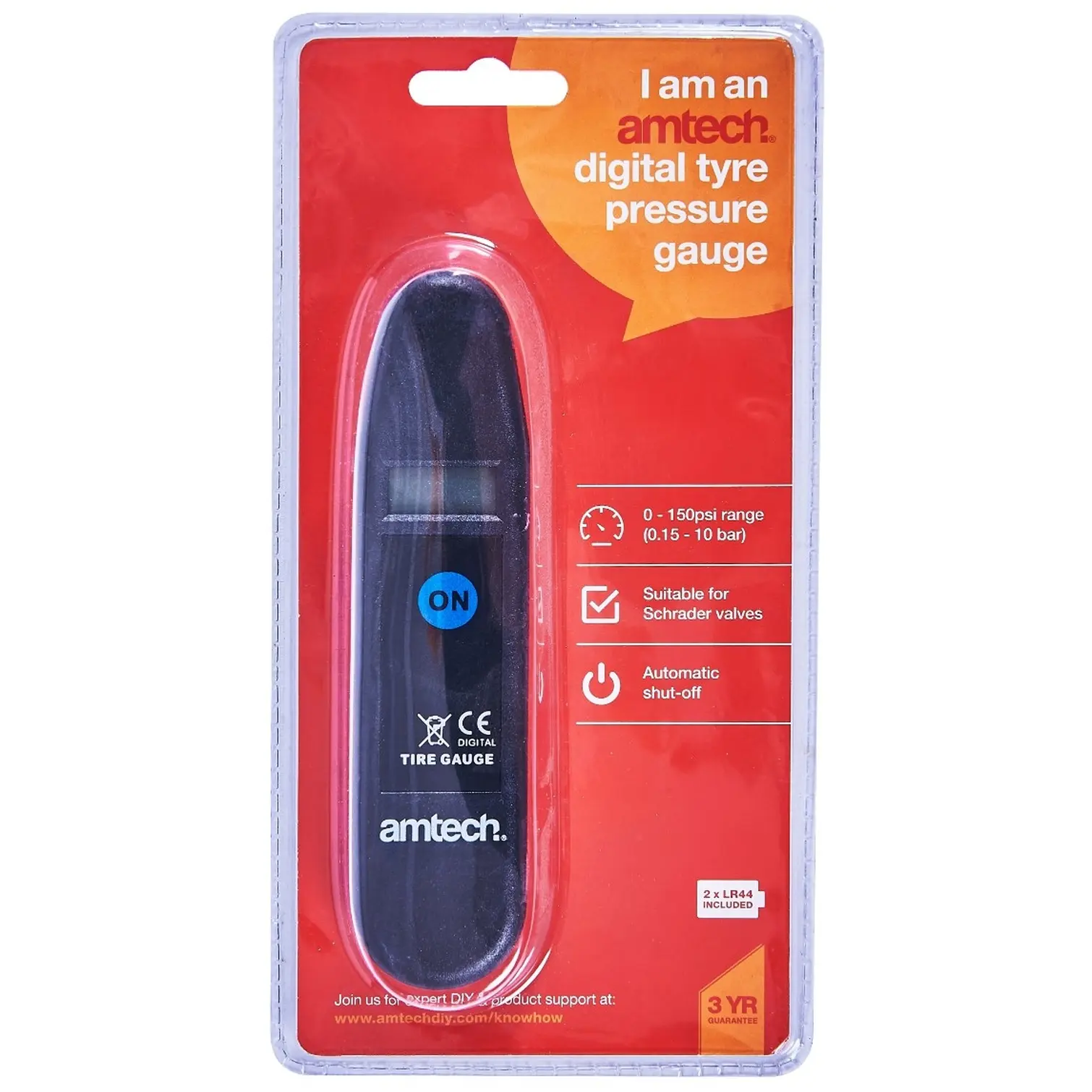Am-tech Tyre Pressure Gauge