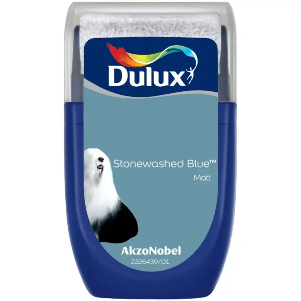 DUL0589 Dulux Tester Stonewashed Blue 30ml