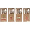 Eddingtons Festive Jute Cutlery Holders
