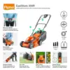 Flymo EasiStore 300R Corded Rotary Lawn Mower 30cm Cut