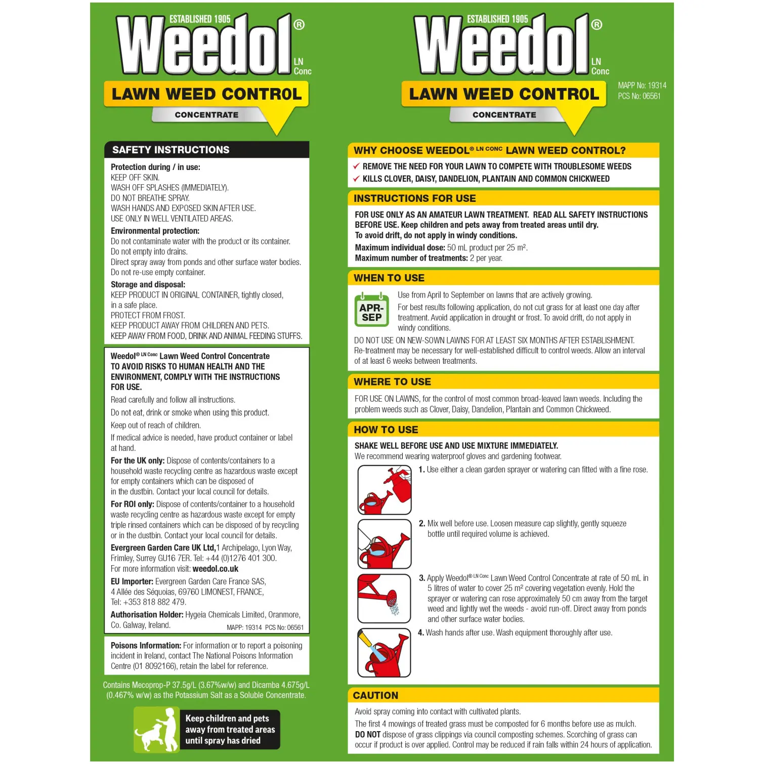 Weedol Lawn Weedkiller 1ltr