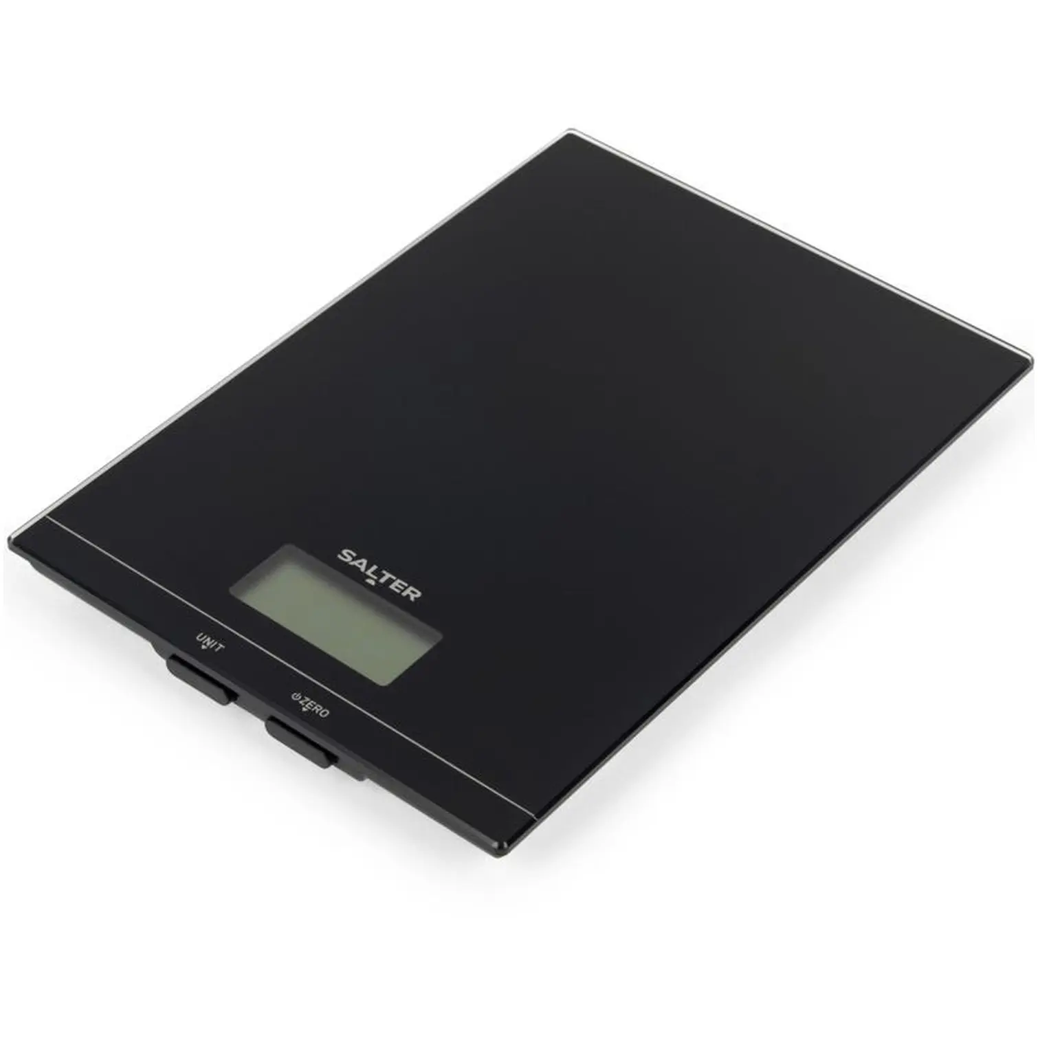 Salter Black Glass Kitchen Scale 5kg