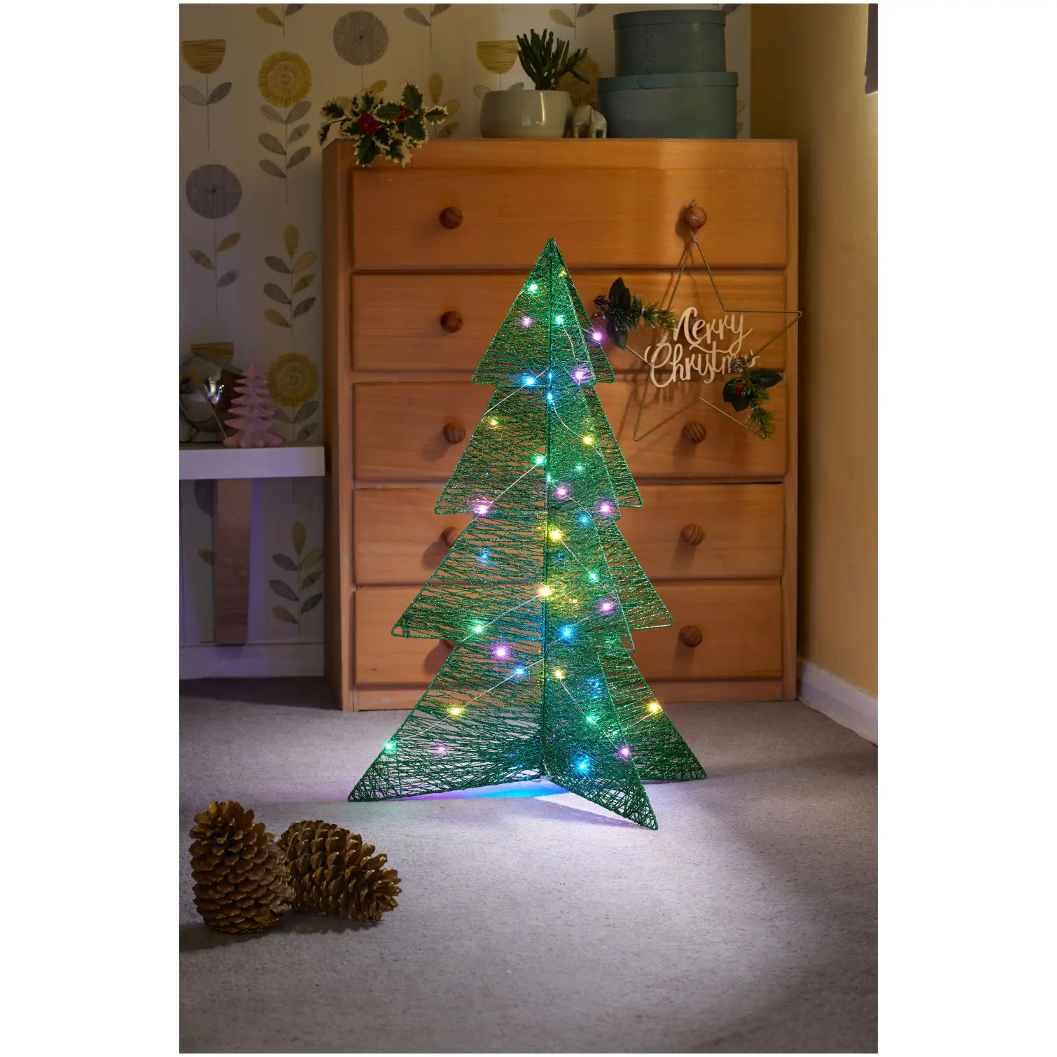 Green Tree Sparkle (75x48cm)