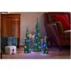 Green Glitter Tree Set of 3