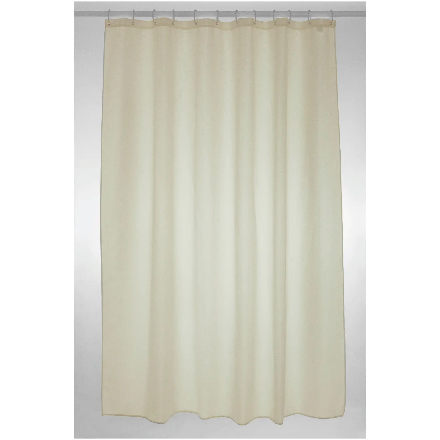 Blue Canyon Shower Curtain Polyester Plain Cream 180 x 180cm