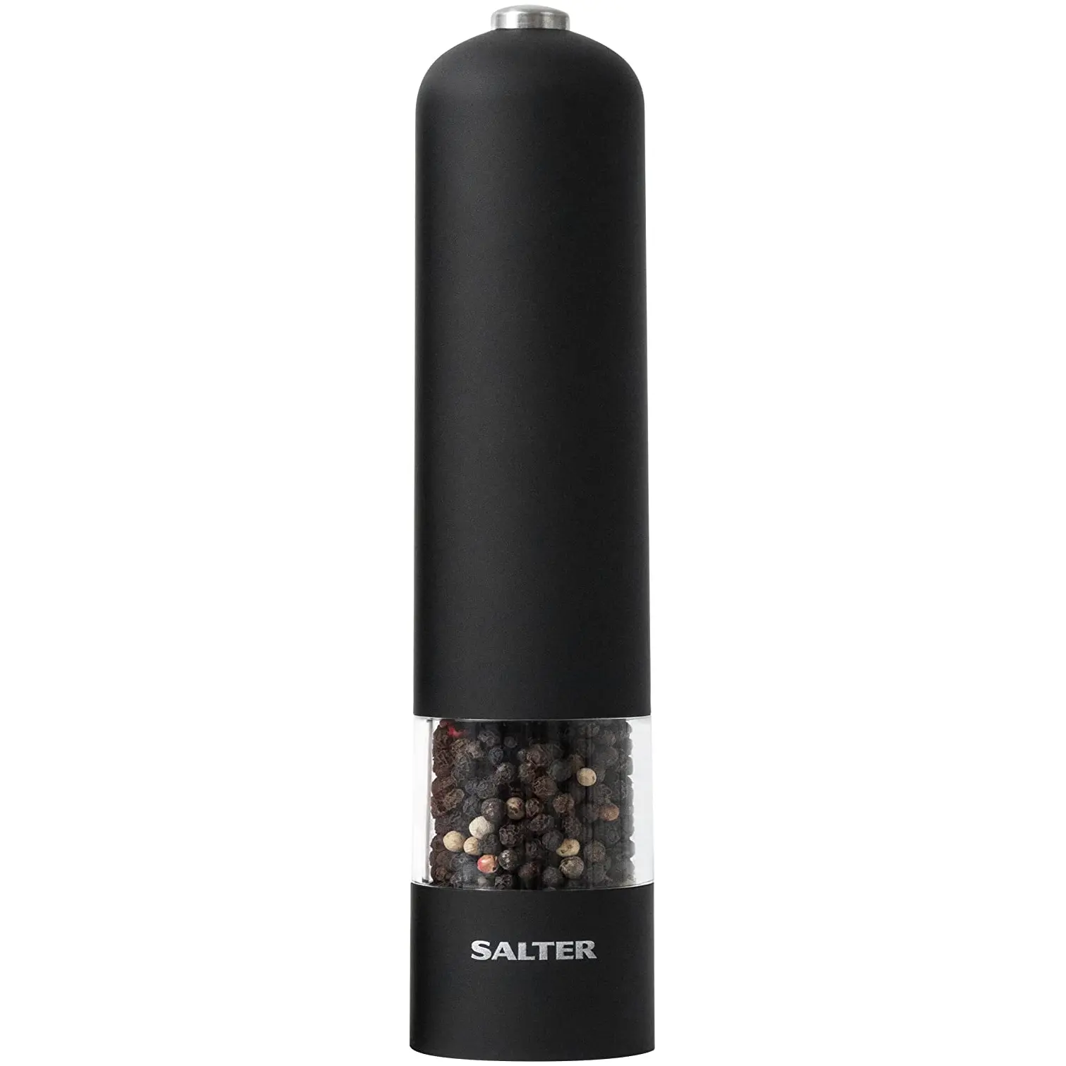Salter Matt Black Electric Mill Set