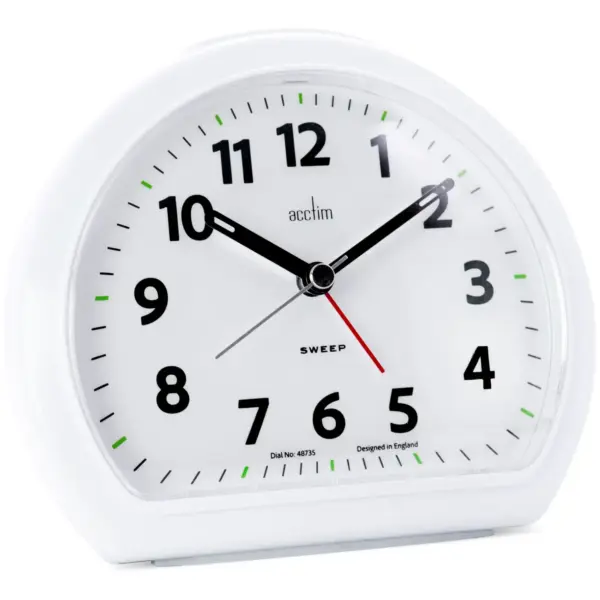 ACC0041 Acctim Colm Smartlite Alarm Clock White