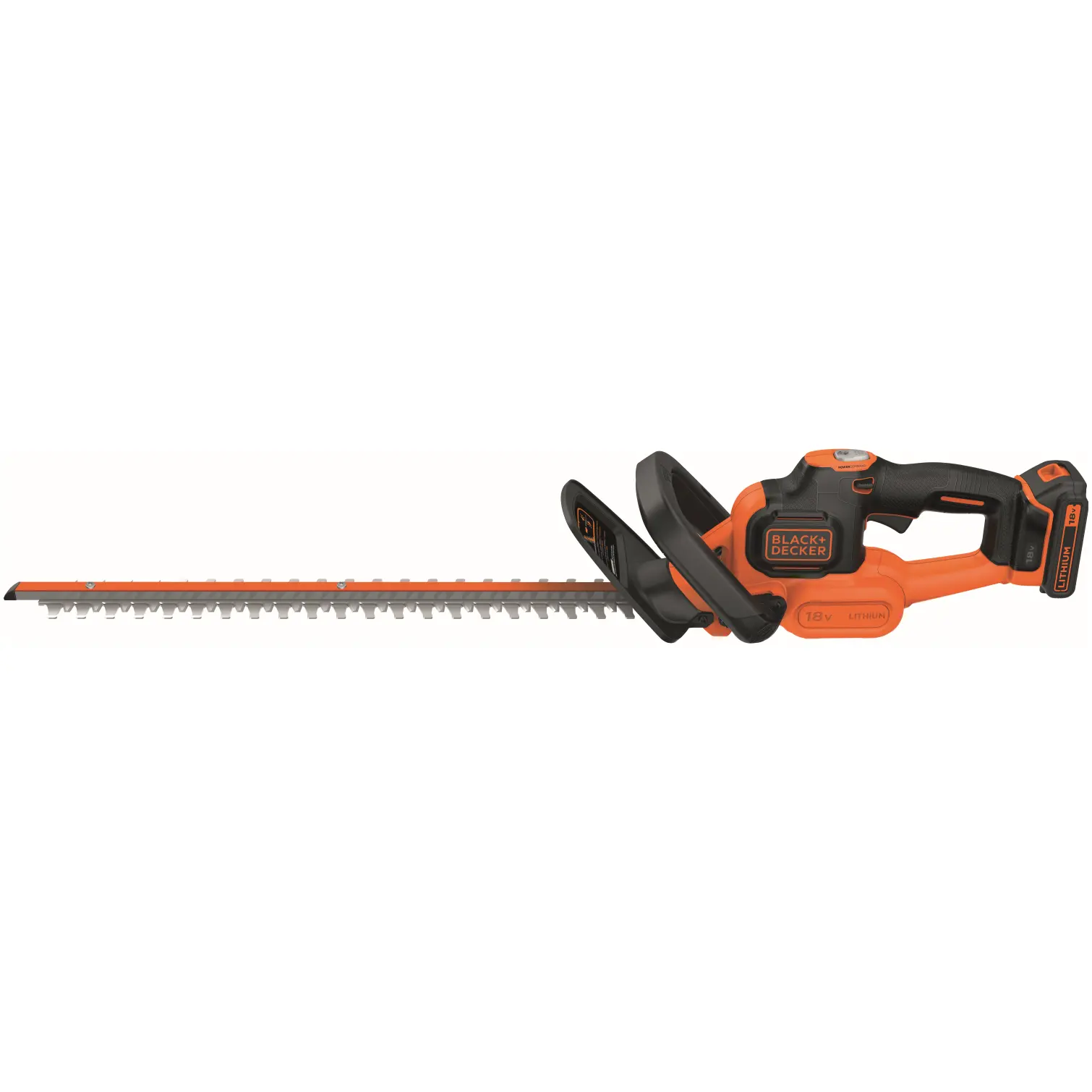 BDP0130_1 Black+Decker Li-ion Hedge Trimmer 18v 45cm