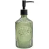 Candlelight Glass Soap Pump Dispenser Green