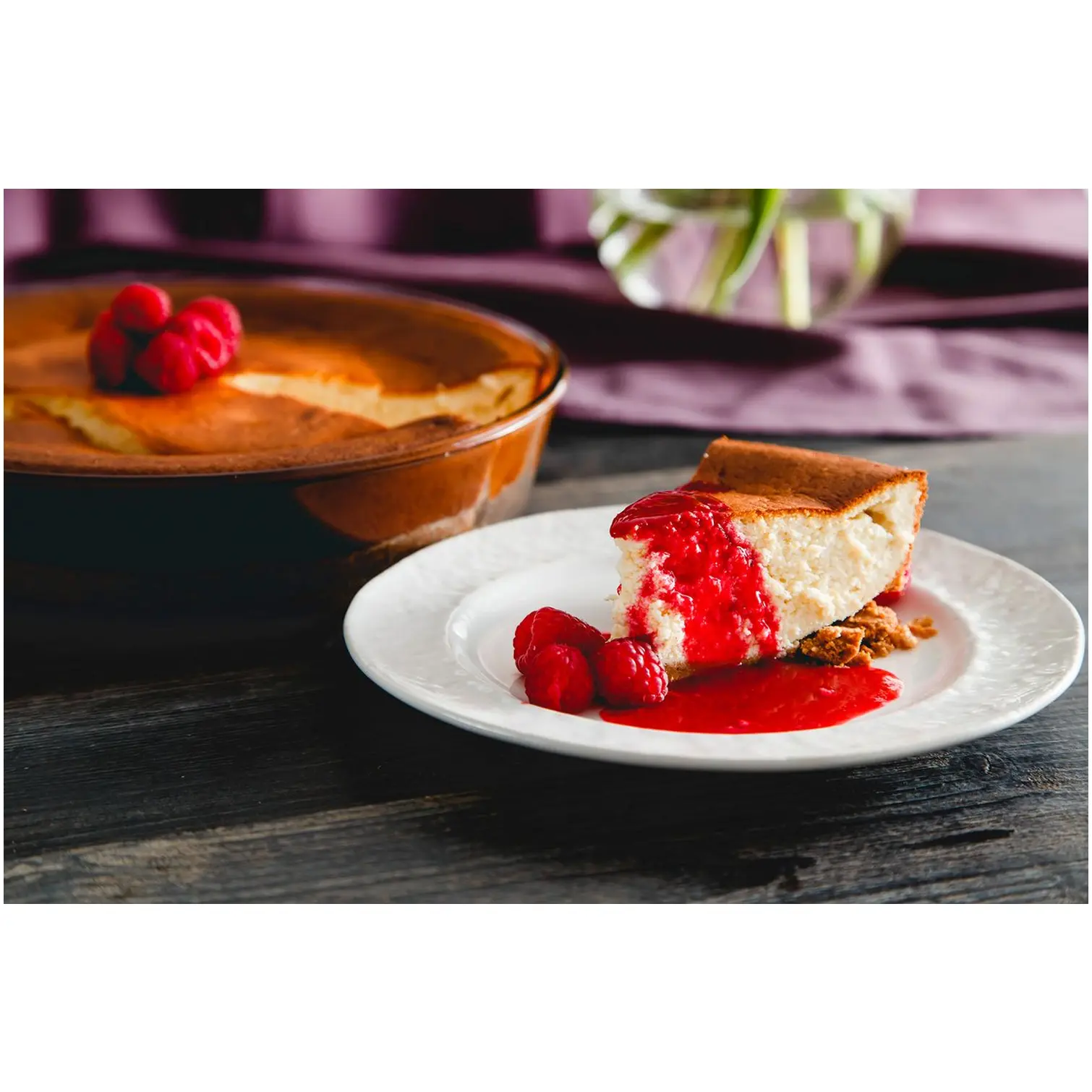 Pyrex Bake & Enjoy Cake & Flan Dish Set 26 & 28cm