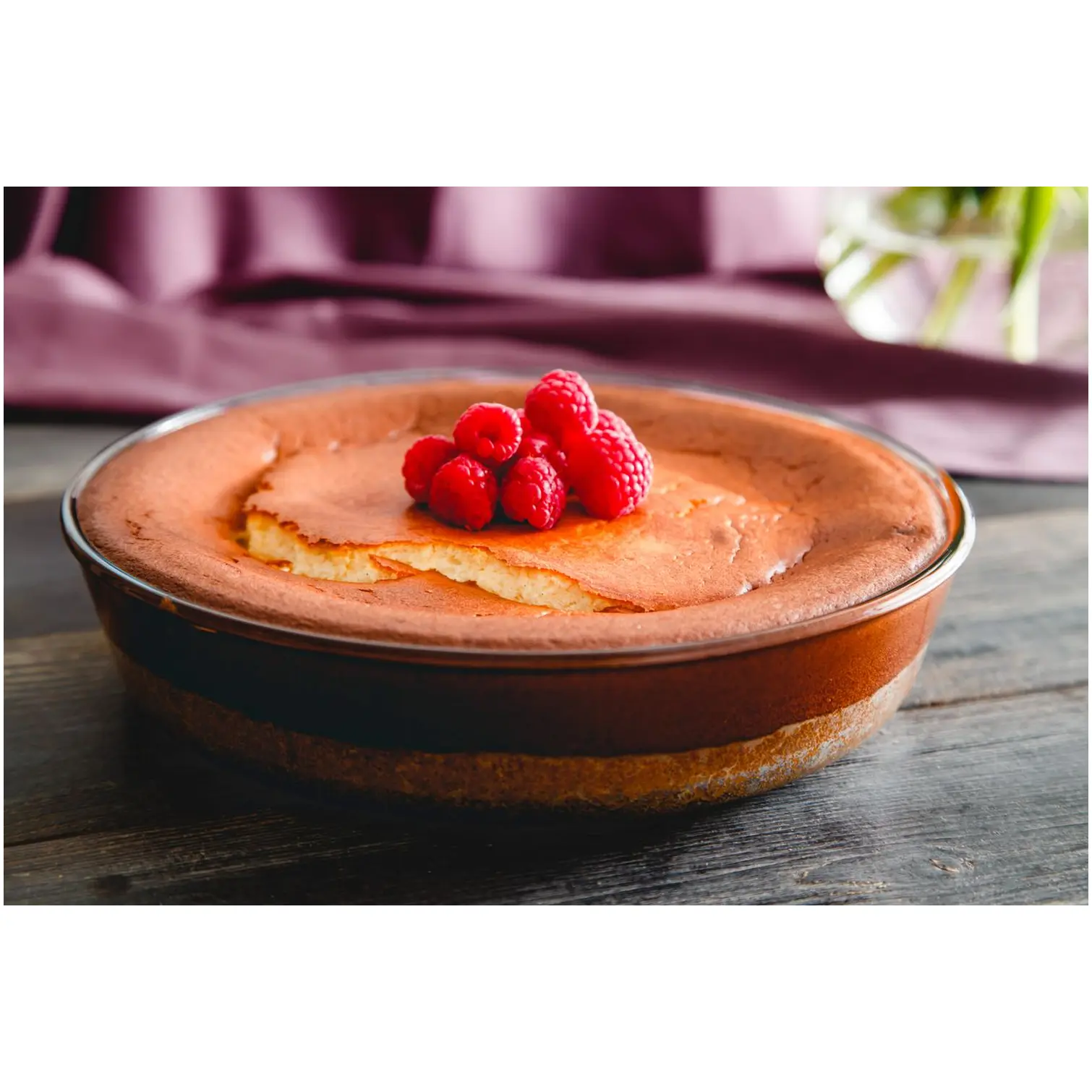 Pyrex Bake & Enjoy Cake & Flan Dish Set 26 & 28cm