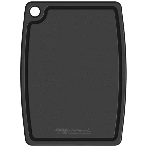 GRU0017 Rockingham Forge Greenwork Chopping Board Black 30 x 25cm