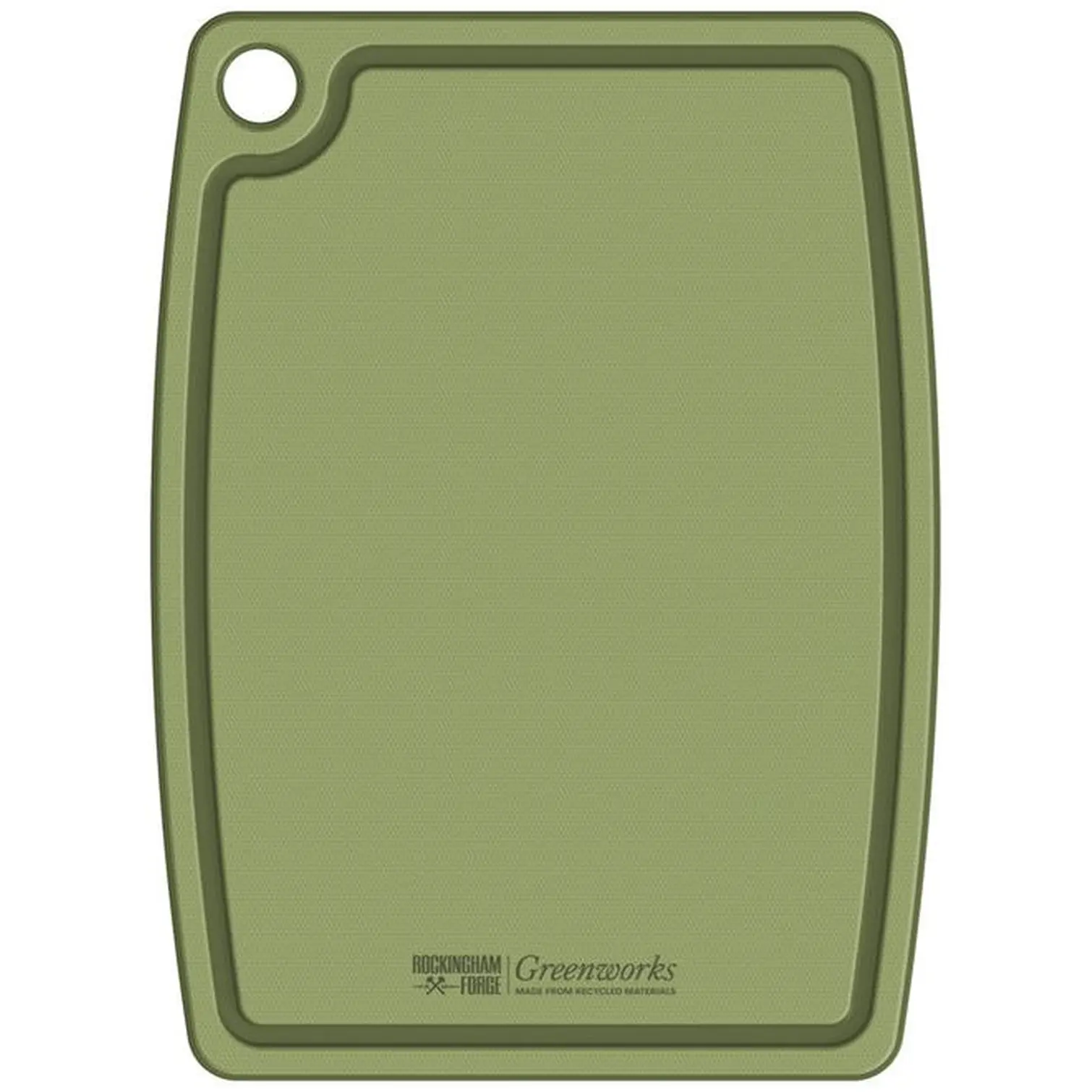 Rockingham Forge Greenwork Chopping Board Green 30 x 25cm