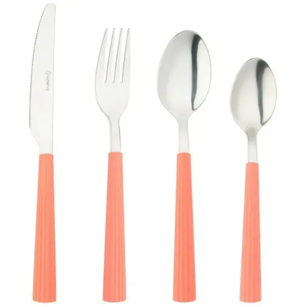 Grunwerg Bistro Cutlery Coral 24 Pieces