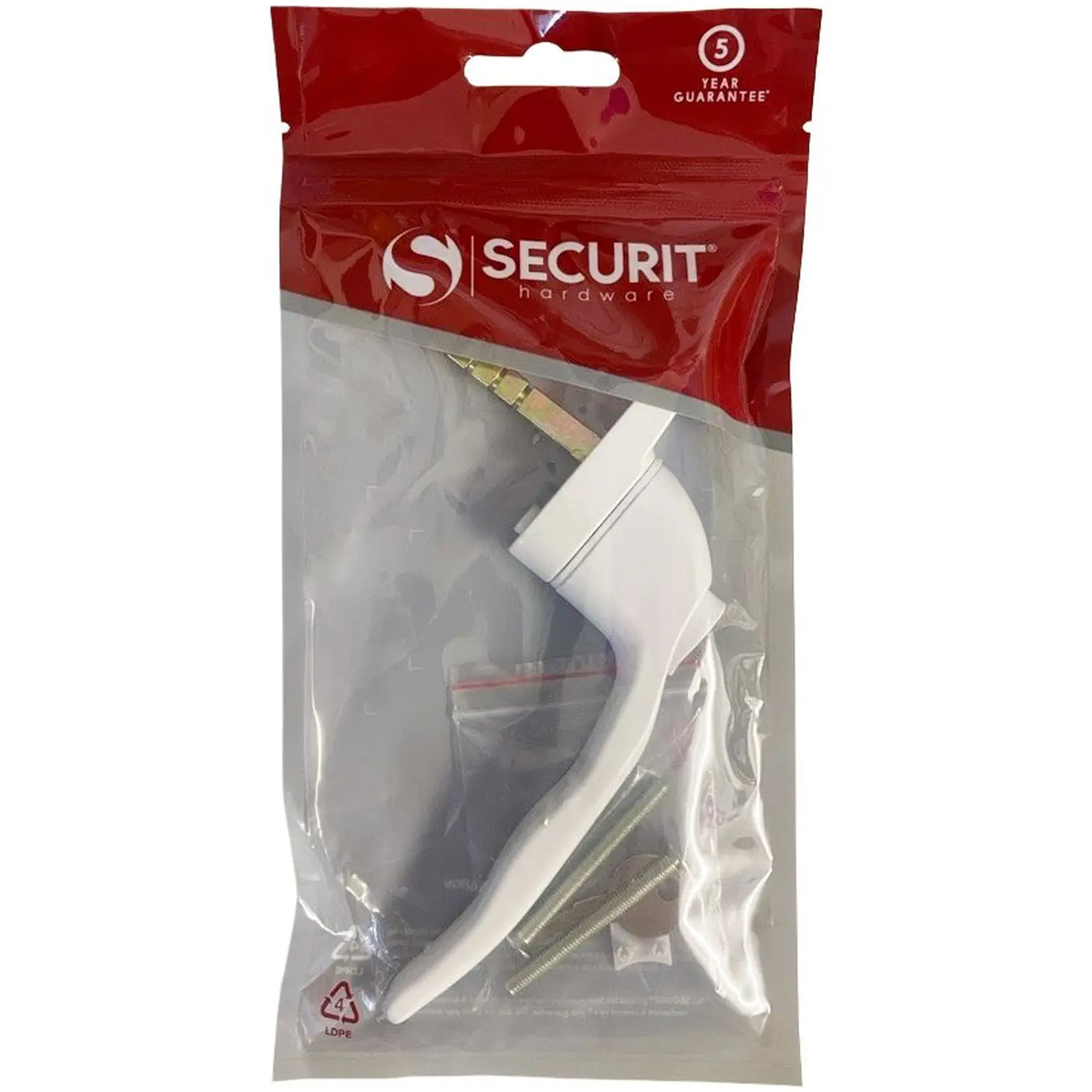 Securit uPVC Window Handle White