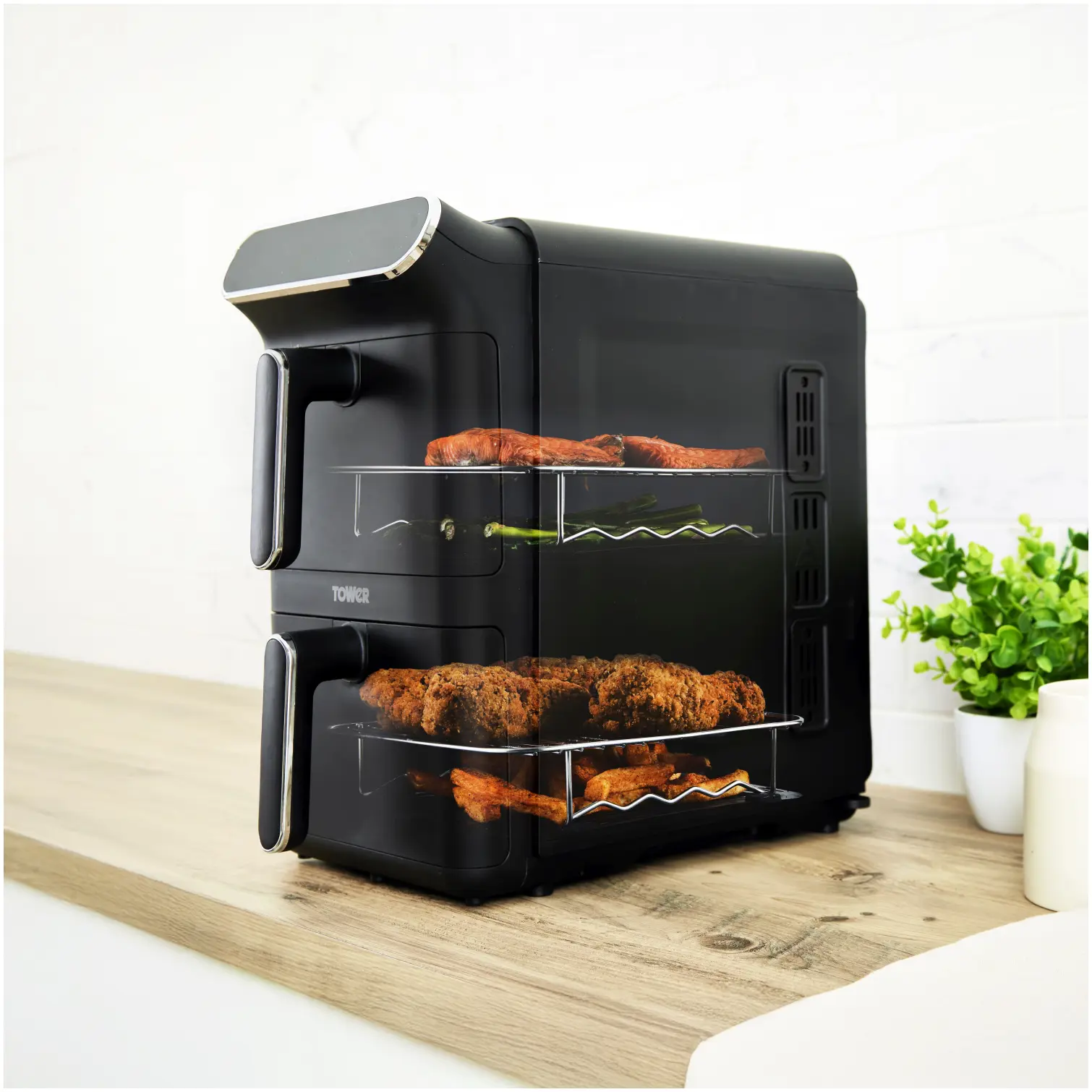 RKW0029_8 Tower Vortx Double Stack Air Fryer 11 Litre Capacity
