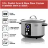 Black+Decker Digital Slow Cooker 3.5 Litres