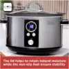 Black+Decker Digital Slow Cooker 3.5 Litres