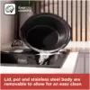 Black+Decker Digital Slow Cooker 3.5 Litres
