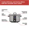 Black+Decker Digital Slow Cooker 3.5 Litres