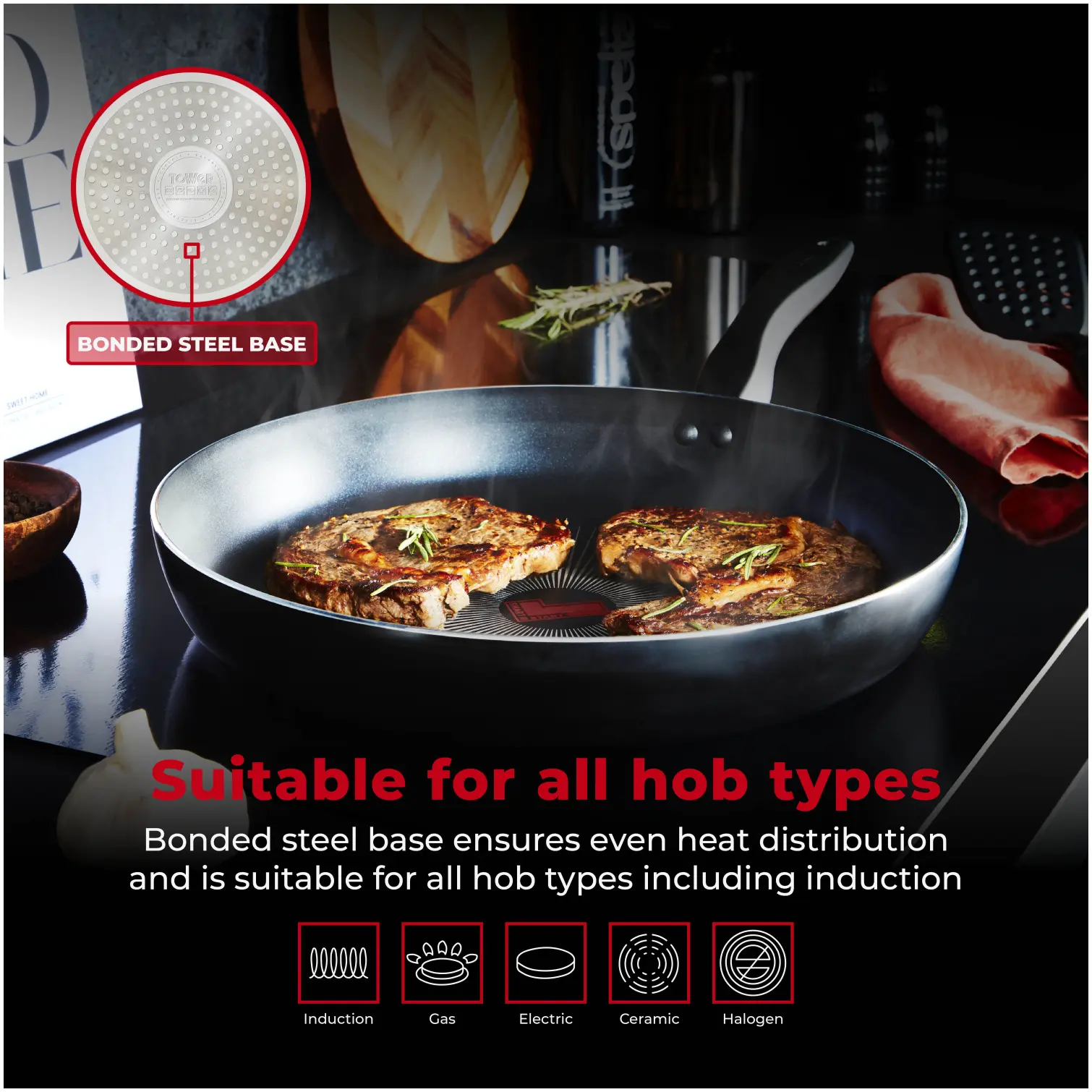 Tower Smart Start Gourmet 5 Piece Pan Set