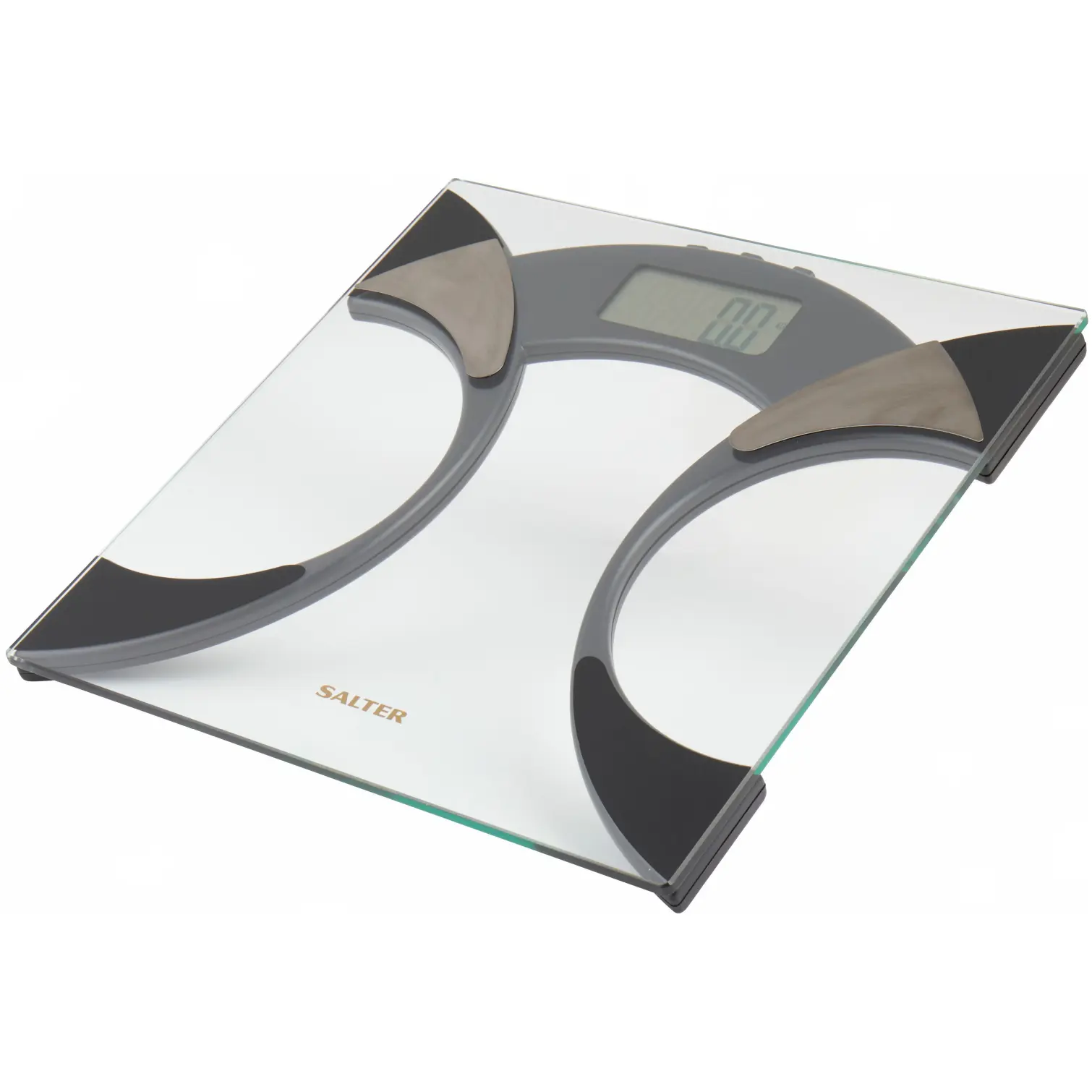 Salter Glass Analyser Bathroom Scale Black