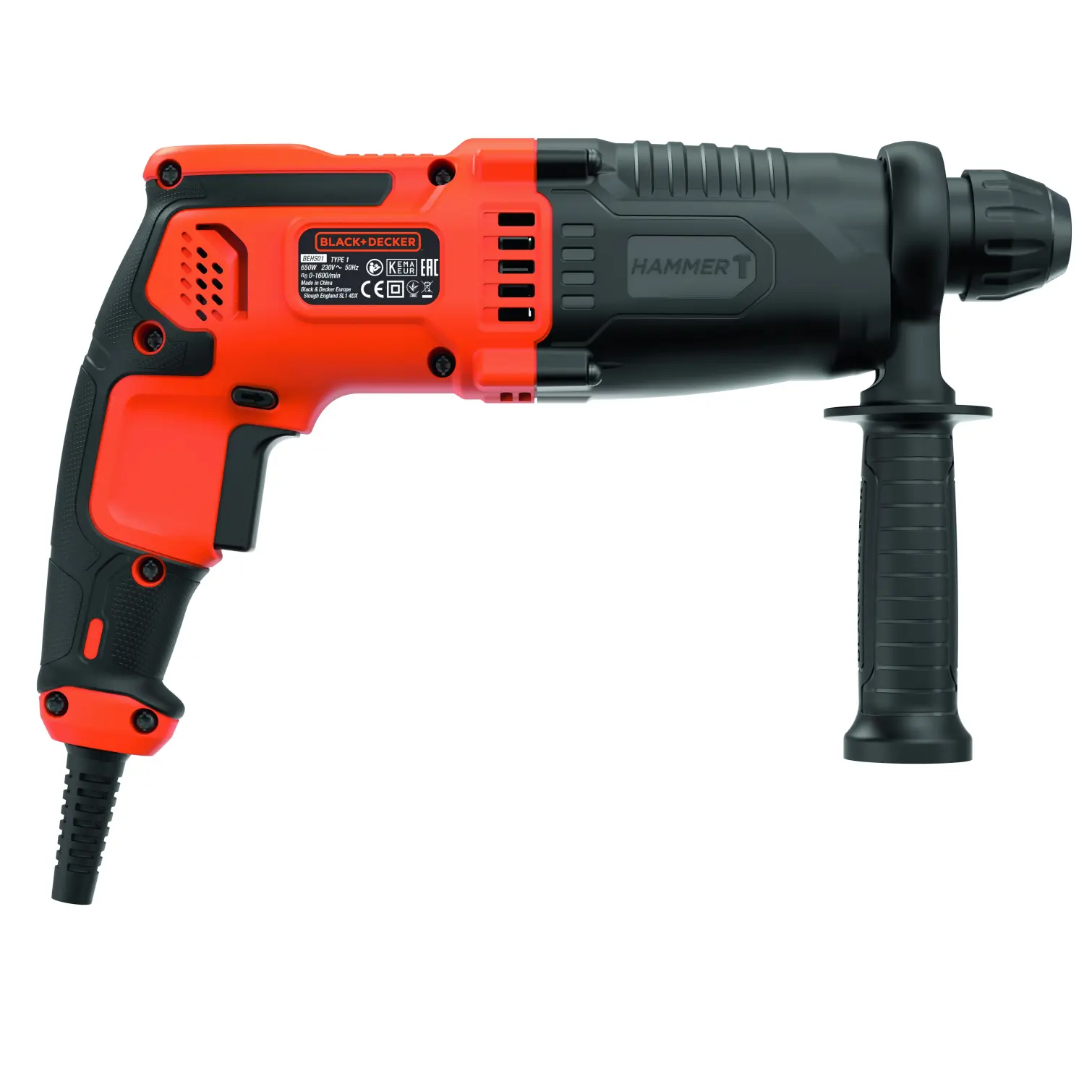 Black+Decker BEHS01 SDS-PLUS Electric Hammer Drill 650w