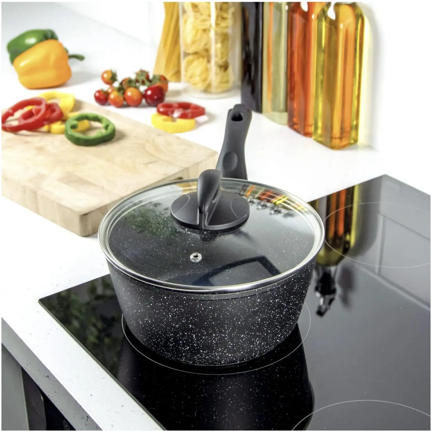 BKR0072_4 Blackmoor 20cm Sauce Pan & Lid