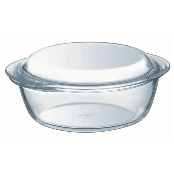 COR0259 Round Casserole Clear 3 Litre