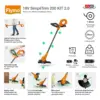 Flymo SimpliTrim 250 2Ah 18V 25cm