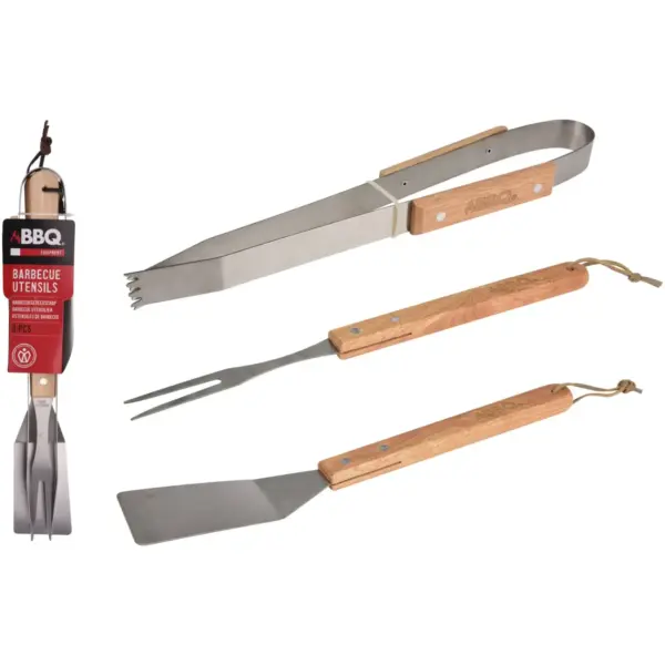 BBQ Tool Set 3Pce