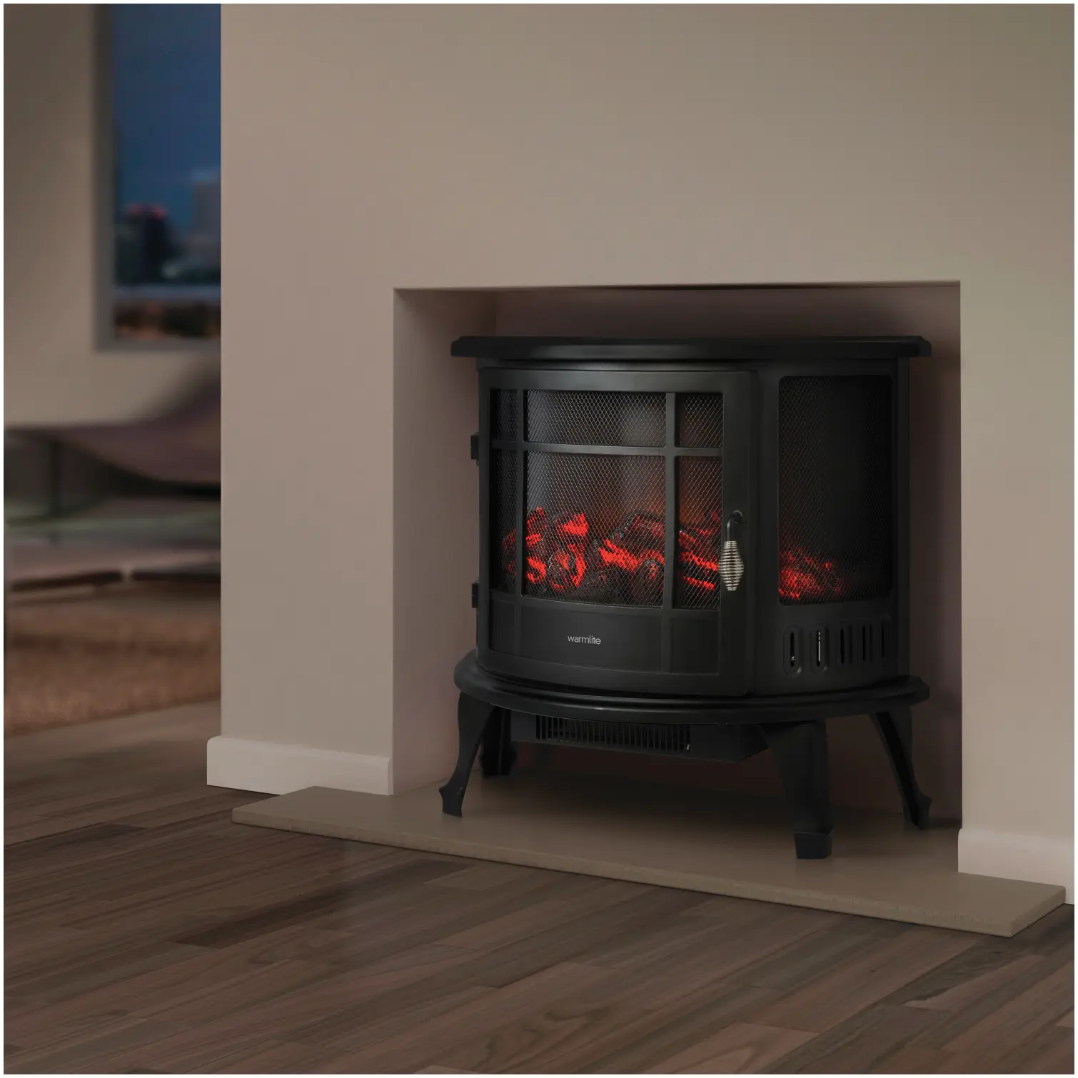 RKW0200_4 Warmlite WL46017 Electric Curved Stove 1800w