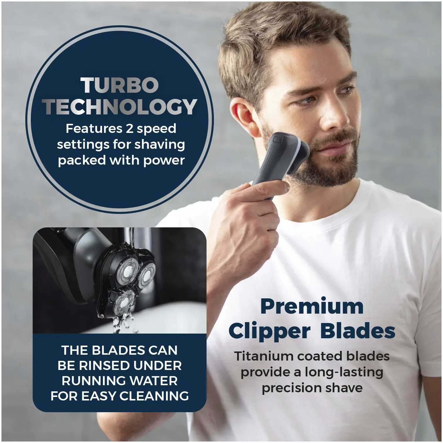 Carmen C81209 Rotary Shaver Rechargeable