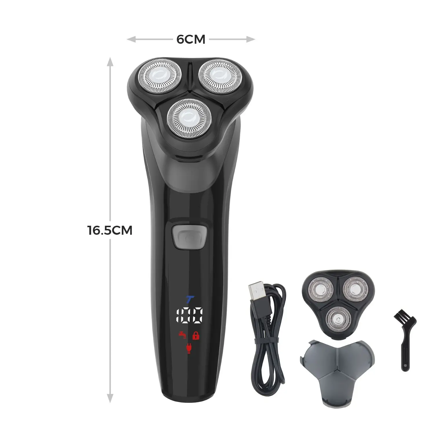 Carmen C81209 Rotary Shaver Rechargeable