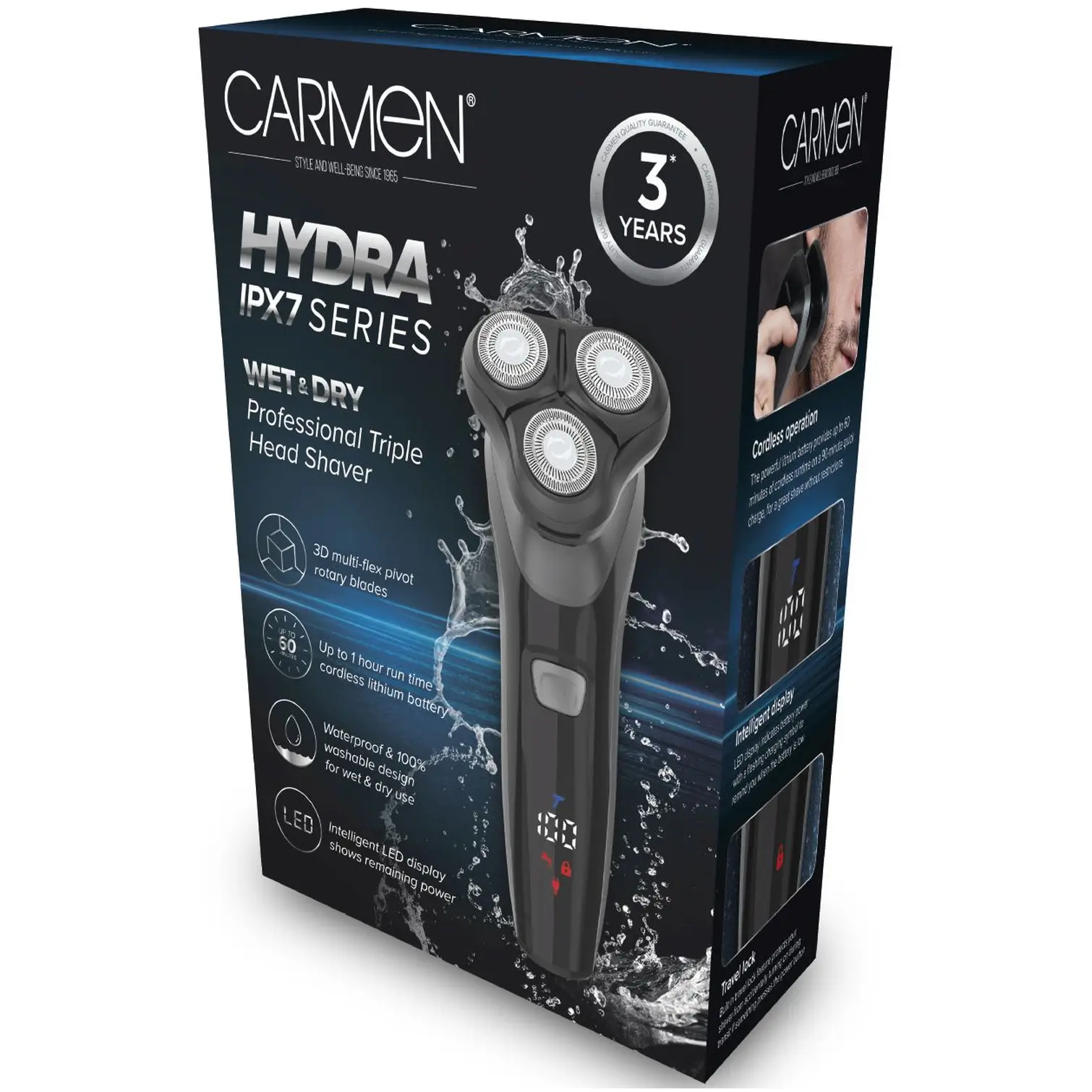 Carmen C81209 Rotary Shaver Rechargeable