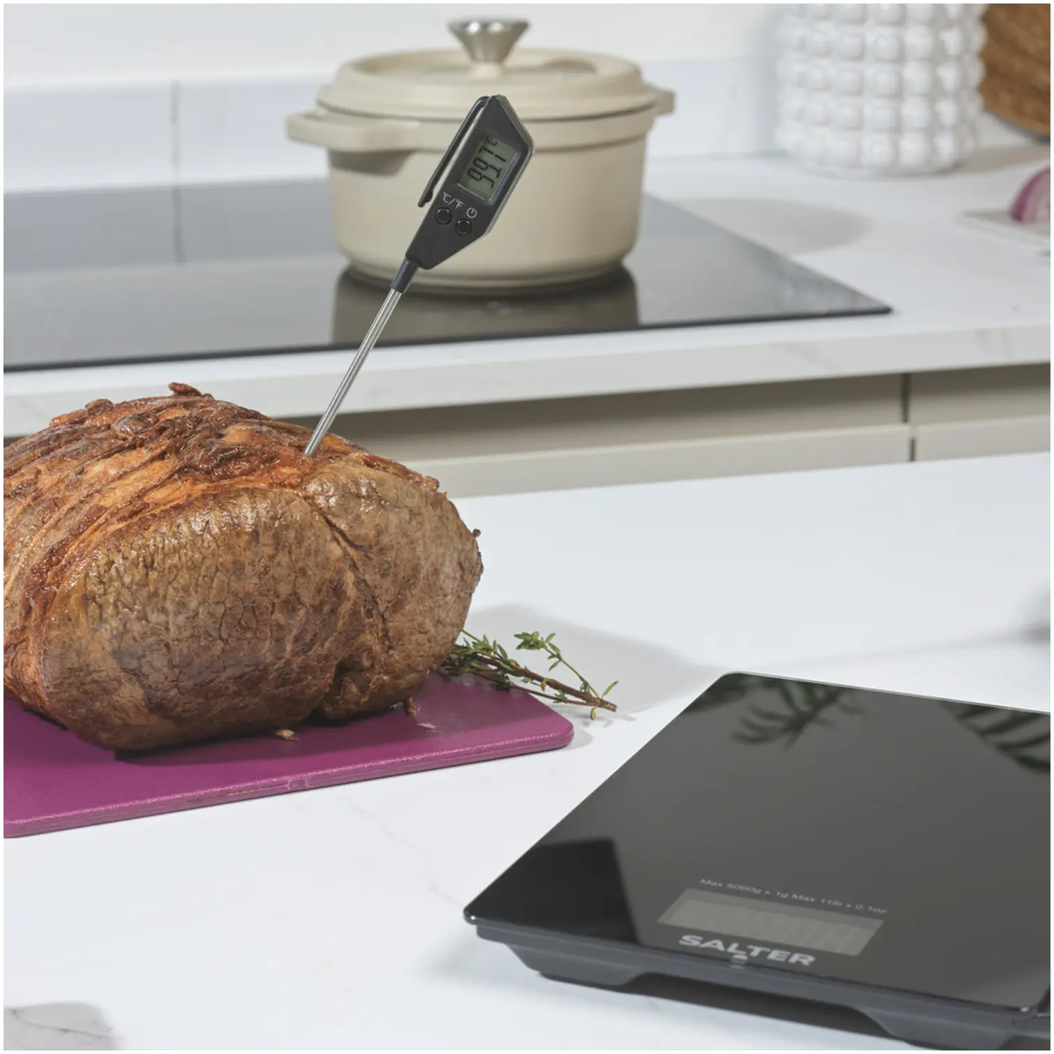 Salter Thermometer & Kitchen Scale Set 5kg