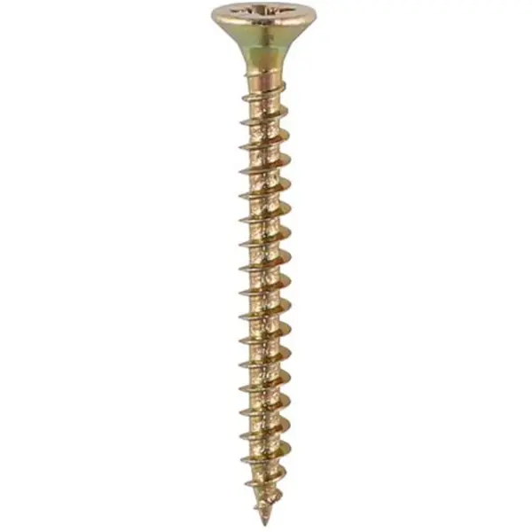 TMO0014 Timco Woodscrew Pozi Drive Head YZP 5 x 45mm Box of 200