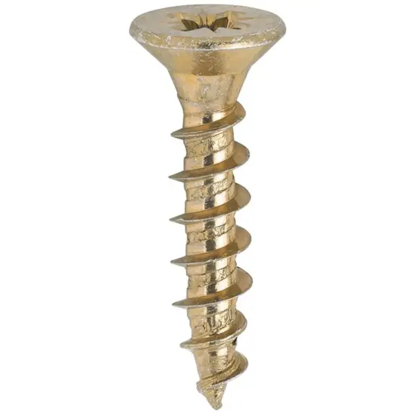 Timco Woodscrew Pozi Drive Head YZP 5 x 25mm Box of 200