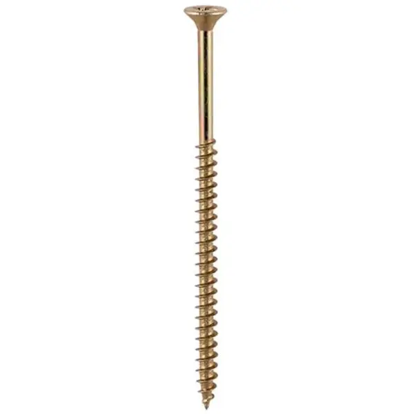 Timco Wood Screw Pozi Drive Head YZP 6 x 90mm Box of 100
