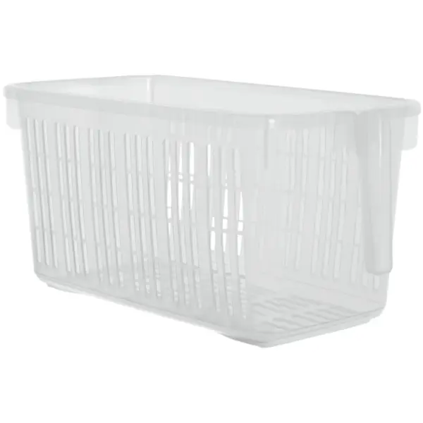 Whitefurze Caddy Basket 28cm Clear
